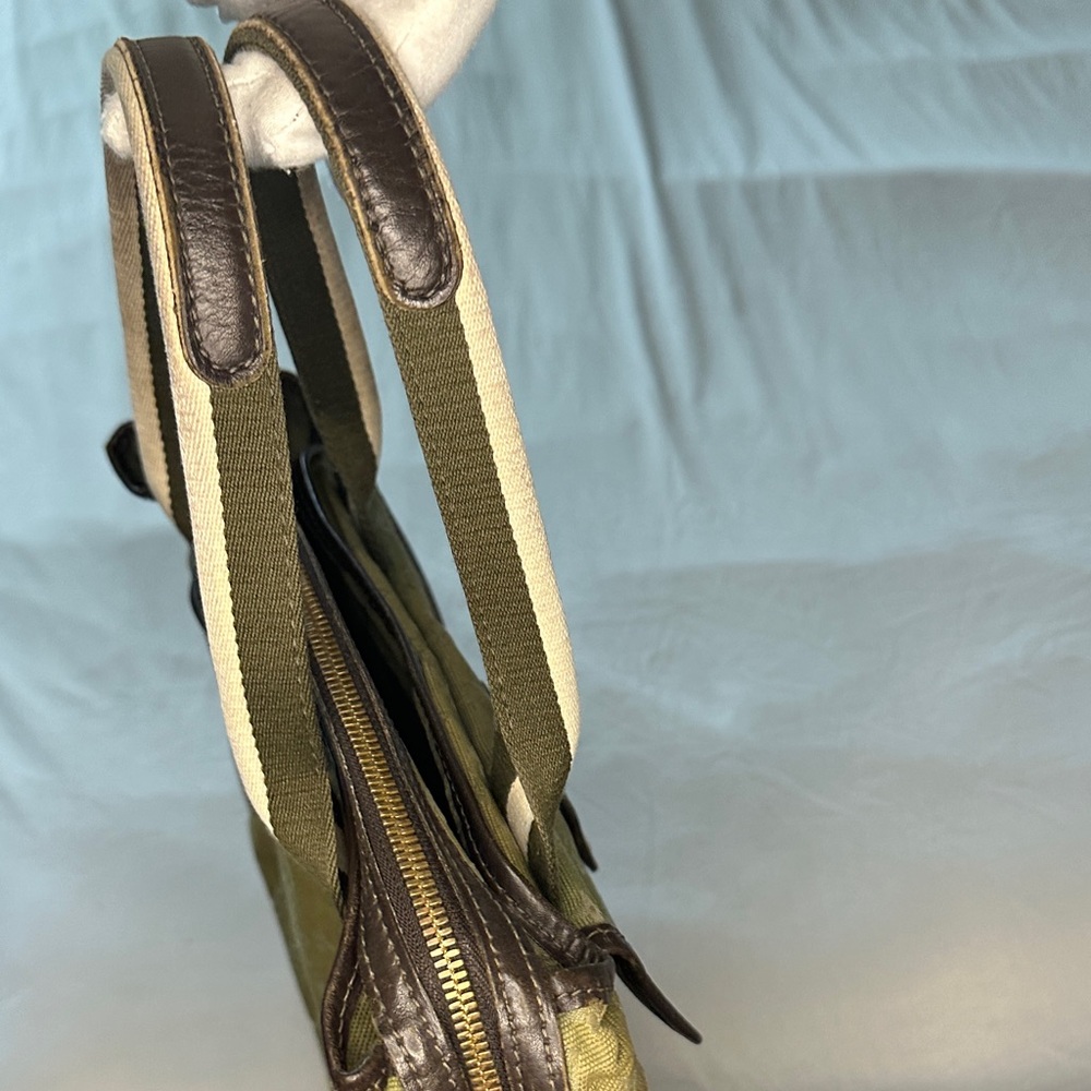 Louis Vuitton Croisette Marina PM Khaki Mini Lin Canvas Satchel - Picture 5 of 16